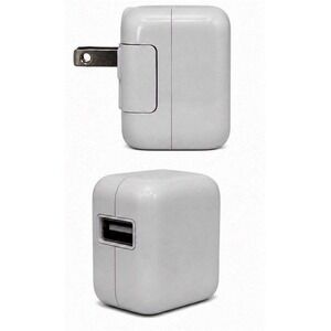 Apple 10W USB Power‎ Adapter Wall Charger White A1357 Folding Plug 28-7